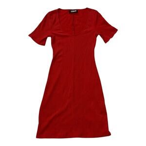 Reformation Mini Dress - Short Sleeve Sheath - Sz Small - Cocktail Party Classic